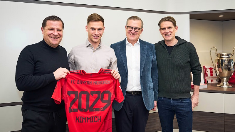 Kimmich gia hạn Bayern, mang tin buồn cho các ông lớn